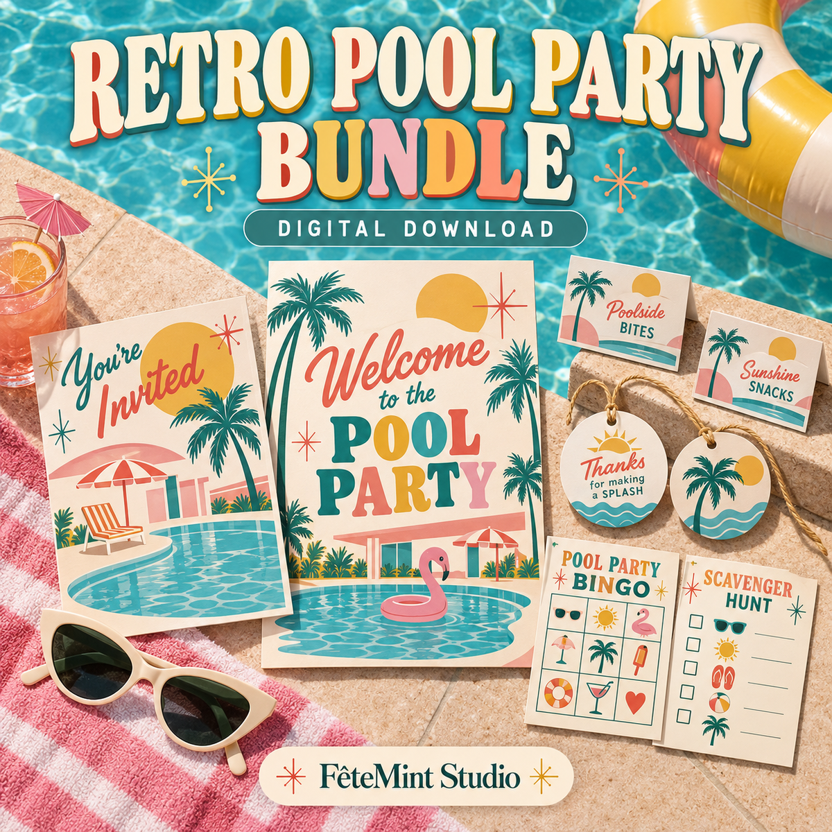 Retro Pool Party Bundle