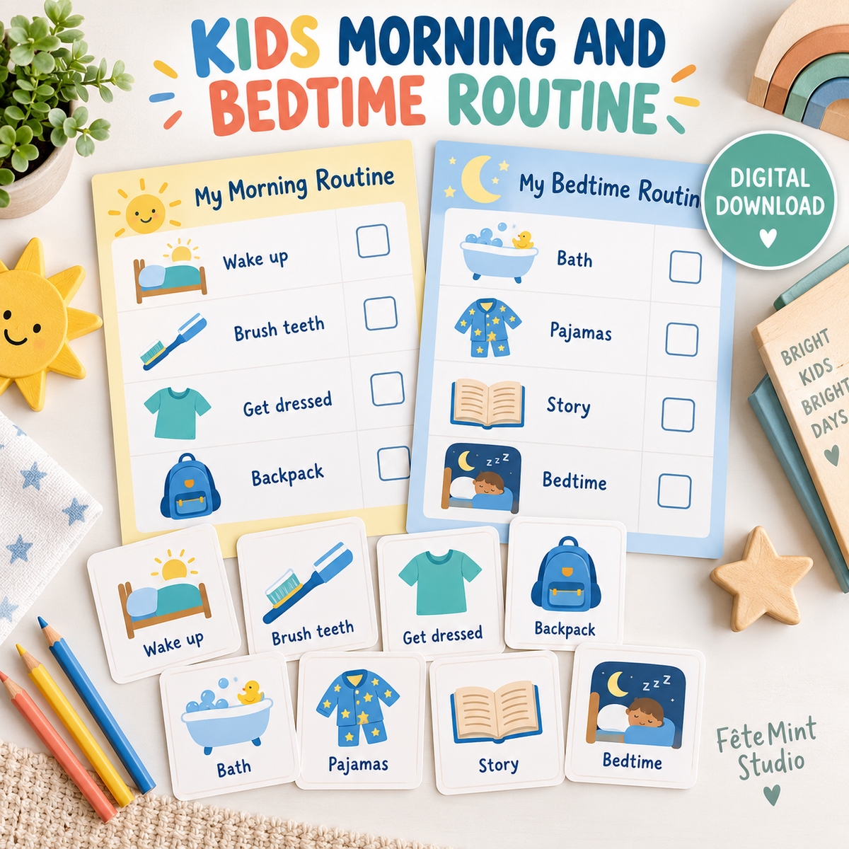 Kids Morning and Bedtime Routine