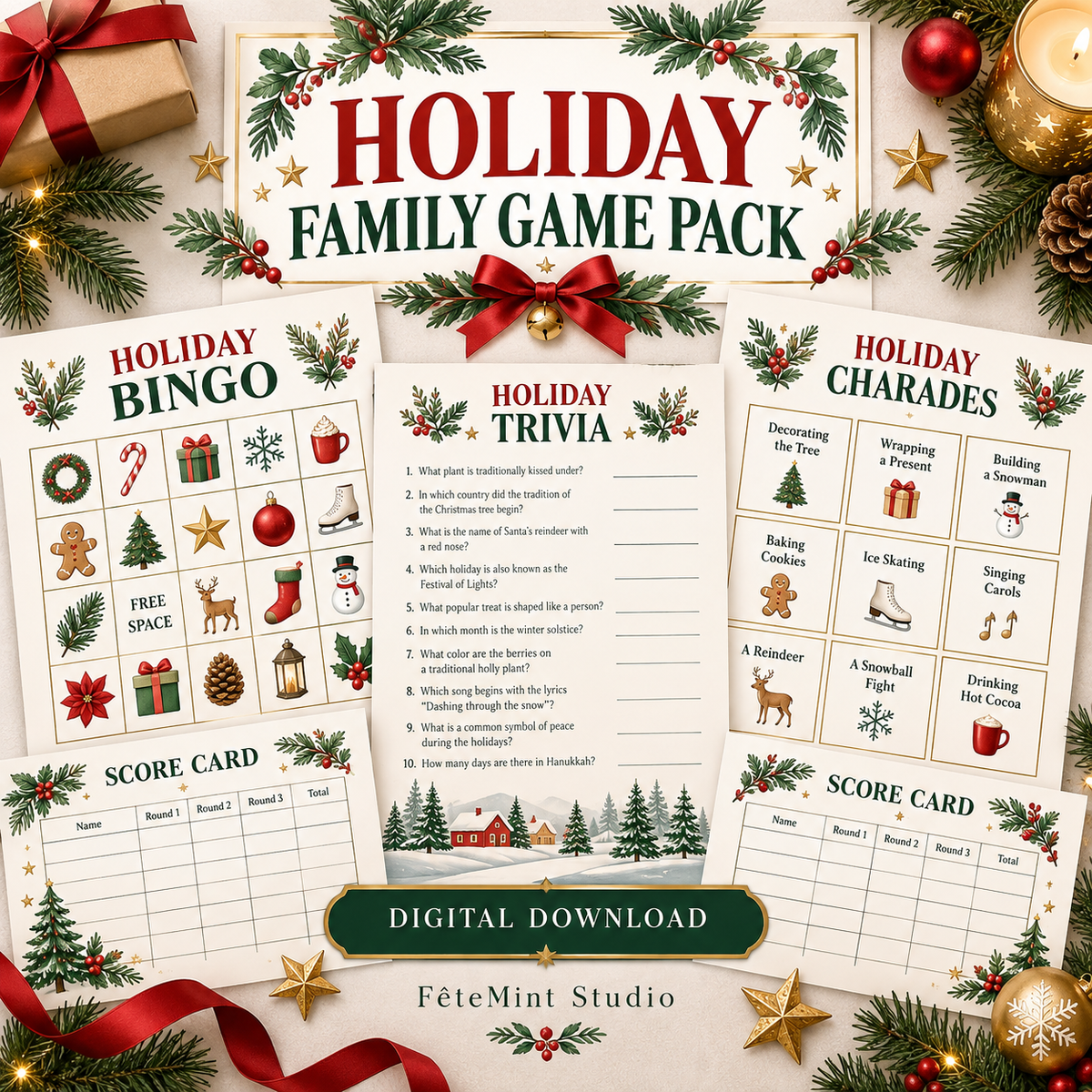 Holiday Family Game Pack