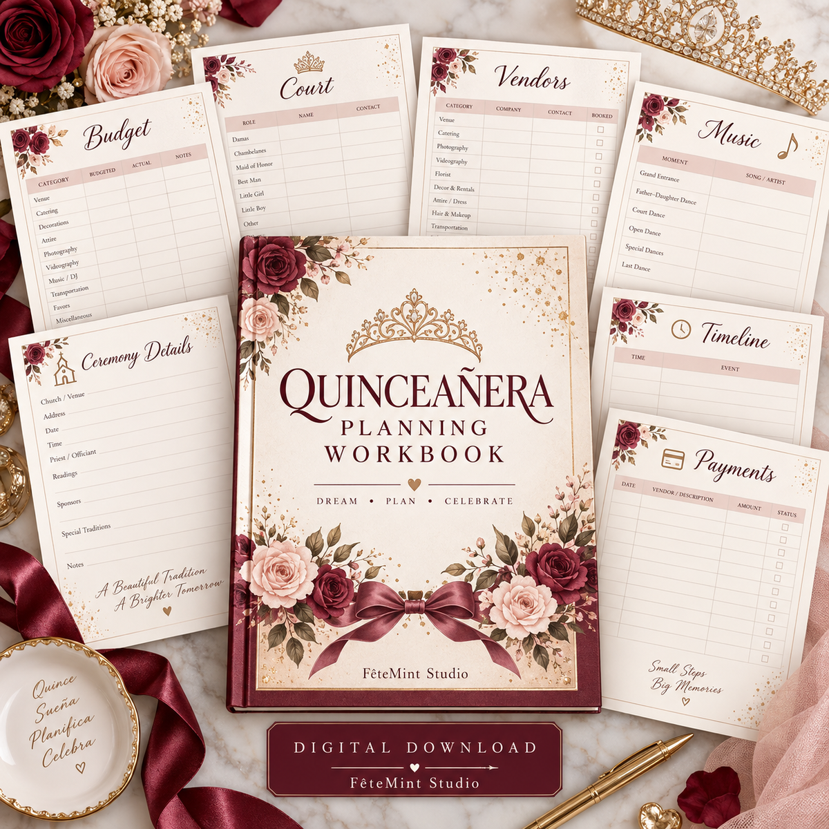 Quinceañera Planning Workbook