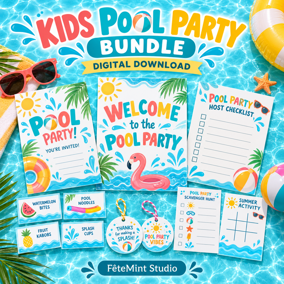 Kids Pool Party Bundle
